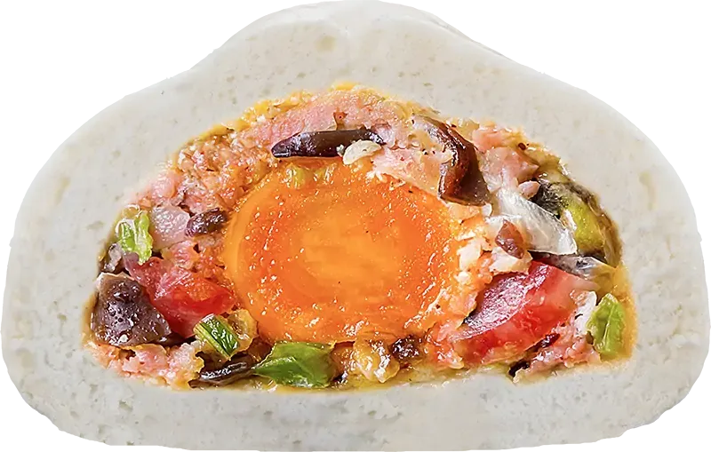 1/2 Bánh bao nhân trứng muối