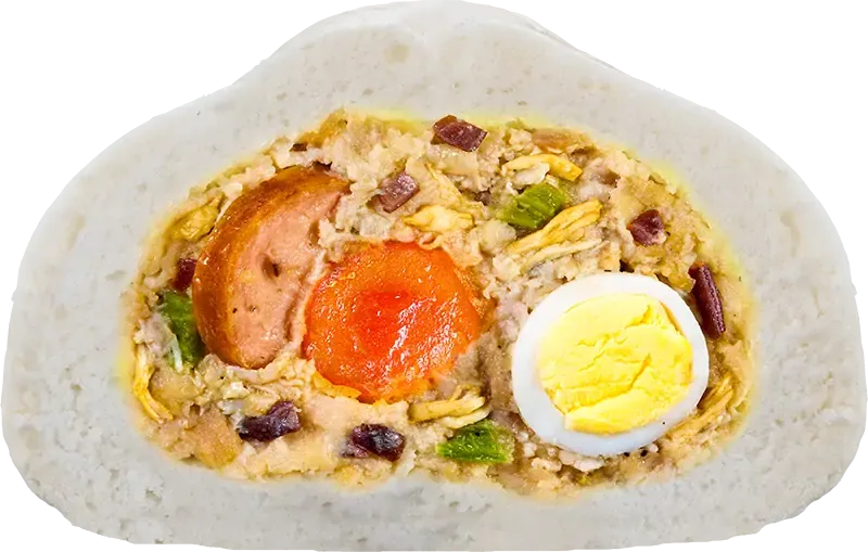 Bánh bao gà thập cẩm